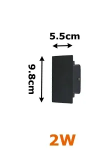Waterproof LED Outdoor Wall Lamp – Energy Efficient Aluminum Light Fixture for Modern Outside Lighting