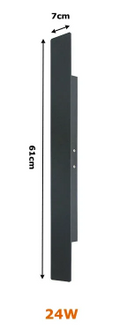 Waterproof LED Outdoor Wall Lamp – Energy Efficient Aluminum Light Fixture for Modern Outside Lighting