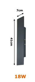 Waterproof LED Outdoor Wall Lamp – Energy Efficient Aluminum Light Fixture for Modern Outside Lighting