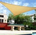 Waterproof Triangle Shade Sail with UV Protection for Patio and Garden – Durable Polyester Sun Shade Sail