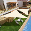 Waterproof Triangle Shade Sail with UV Protection for Patio and Garden – Durable Polyester Sun Shade Sail