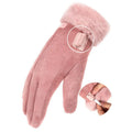 Women's Rechargeable Heated Gloves with Touchscreen Fingertips and Adjustable Heat Levels - Fast Warm-Up, Ideal for Cold Weather