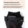 Women's Rechargeable Heated Gloves with Waterproof Protection, Textured Grip, and Adjustable Wrist Strap