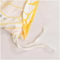 Yellow Blossom 3-Piece Duvet Cover Set with Breathable Microfiber and Zip Closure