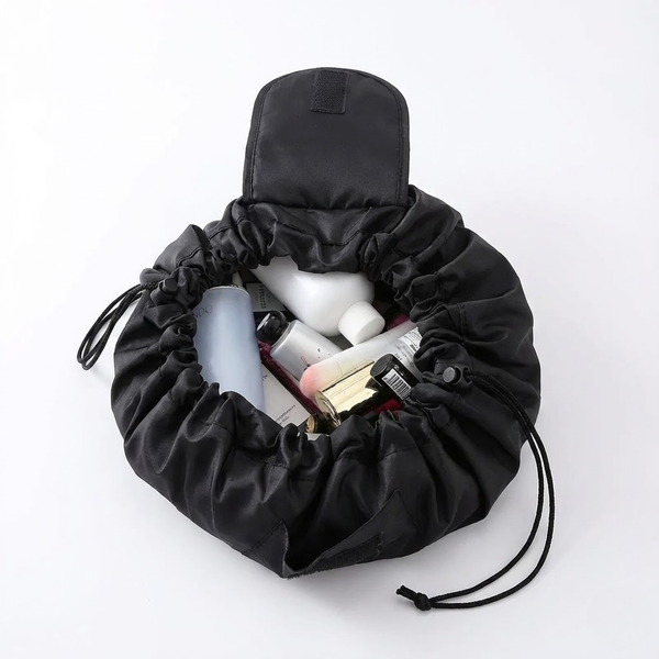 Zelyria | Makeup Bag Organizer with Drawstring Closure | Stylish Travel Cosmetic Pouch for Easy Access 0