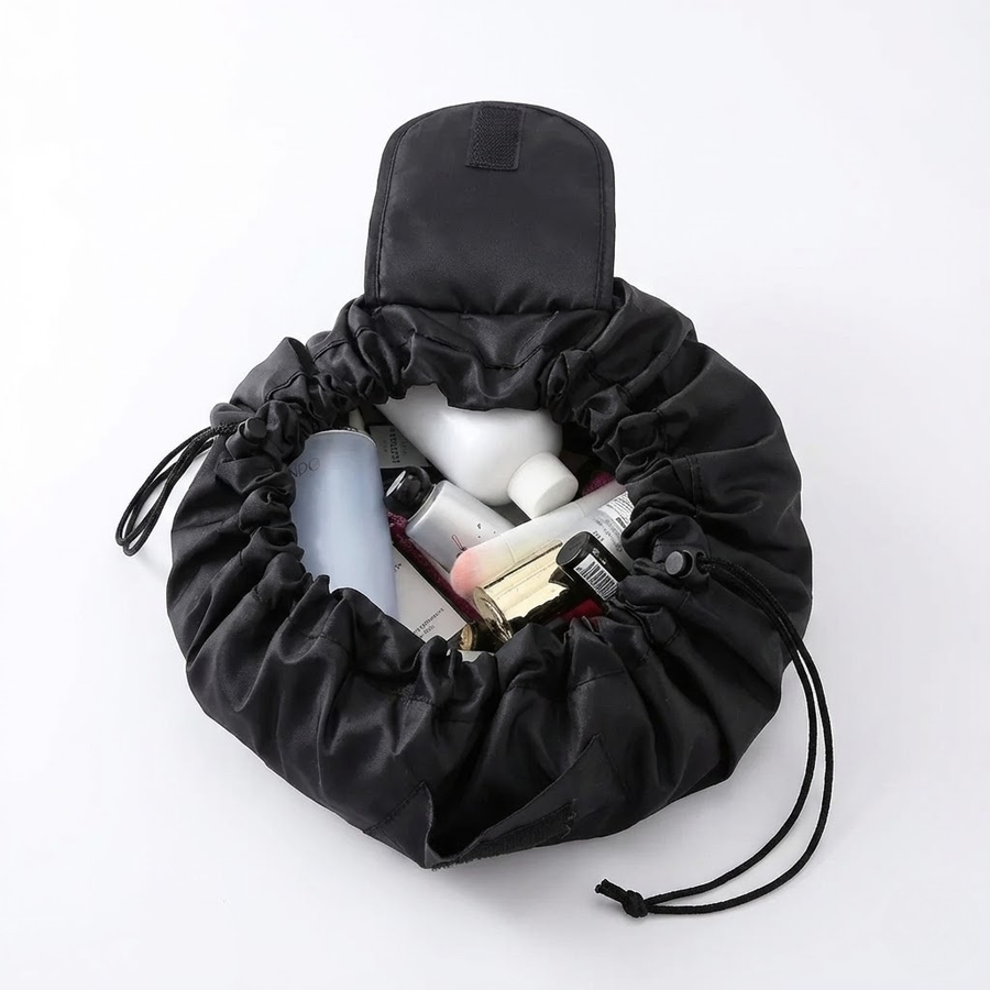 Zelyria | Makeup Bag Organizer with Drawstring Closure | Stylish Travel Cosmetic Pouch for Easy Access 0